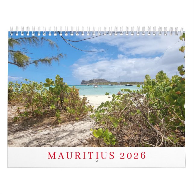 Mauritius 2026 calendar (Cover)