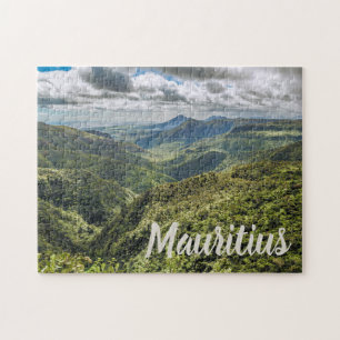 Mauritius Black River Gorges Viewpoint gift Jigsaw Puzzle