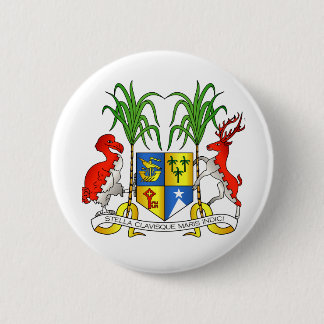Mauritius Coat of Arms 2 Inch Round Button