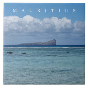 Mauritius Coin de Mire view ceramic tile