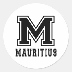 Mauritius Designs Classic Round Sticker