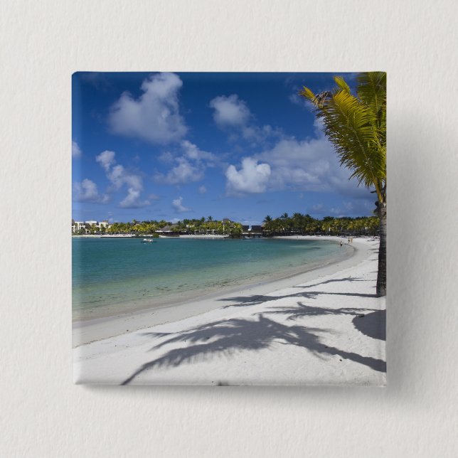 Mauritius, Eastern Mauritius, Trou d' Eau Douce, 2 Inch Square Button (Front)