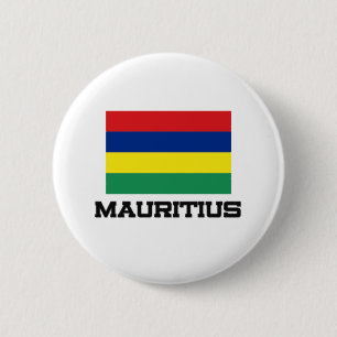 Mauritius Flag 2 Inch Round Button