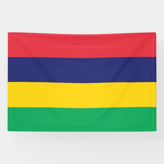 Mauritius Flag Banner (Horizontal)