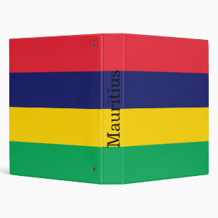 Mauritius Flag Binder