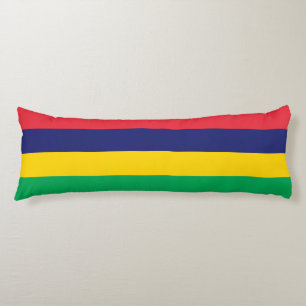 Mauritius Flag Body Pillow