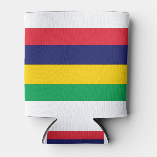 Mauritius Flag Can Cooler (Front)