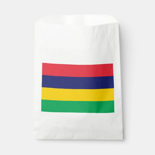 Mauritius Flag Favour Bag (Front)
