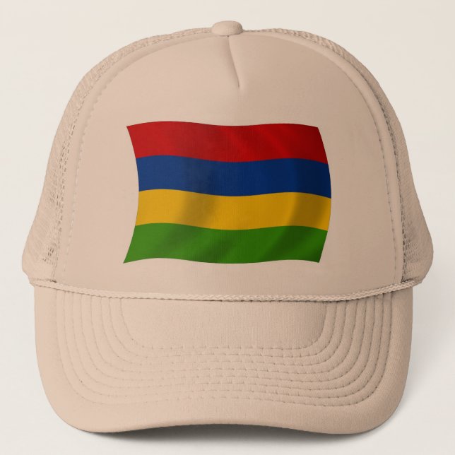 Mauritius Flag Hat (Front)