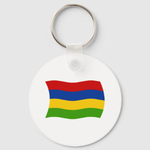 Mauritius Flag Keychain