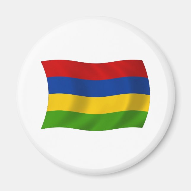 Mauritius Flag Magnet (Front)