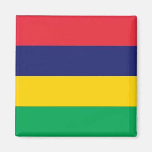 Mauritius Flag Magnet (Front)