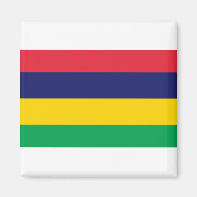 Mauritius Flag Magnet (Front)