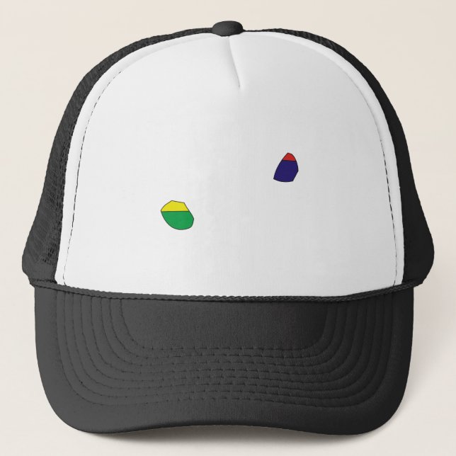 Mauritius Flag Map full size Trucker Hat (Front)