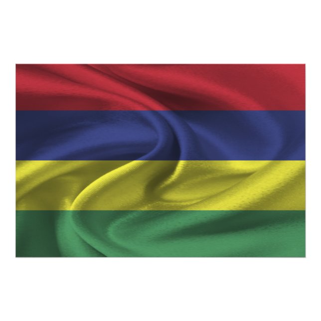 Mauritius Flag Photo Print (Front)