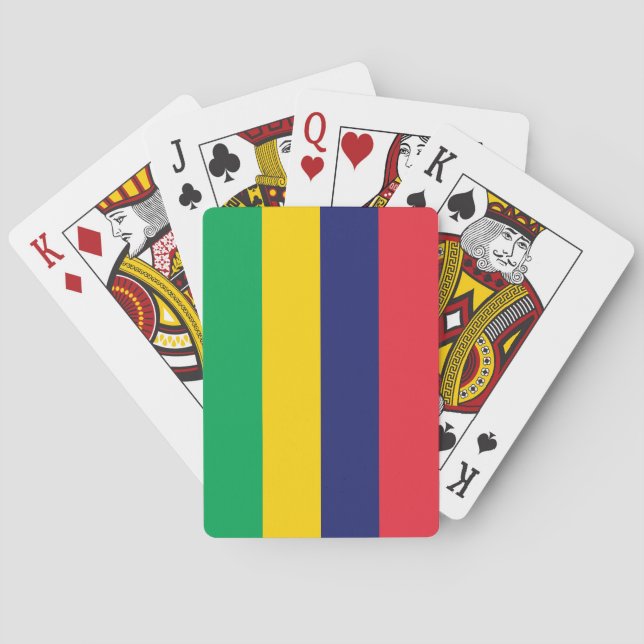 Mauritius Flag Playing Cards (Back)