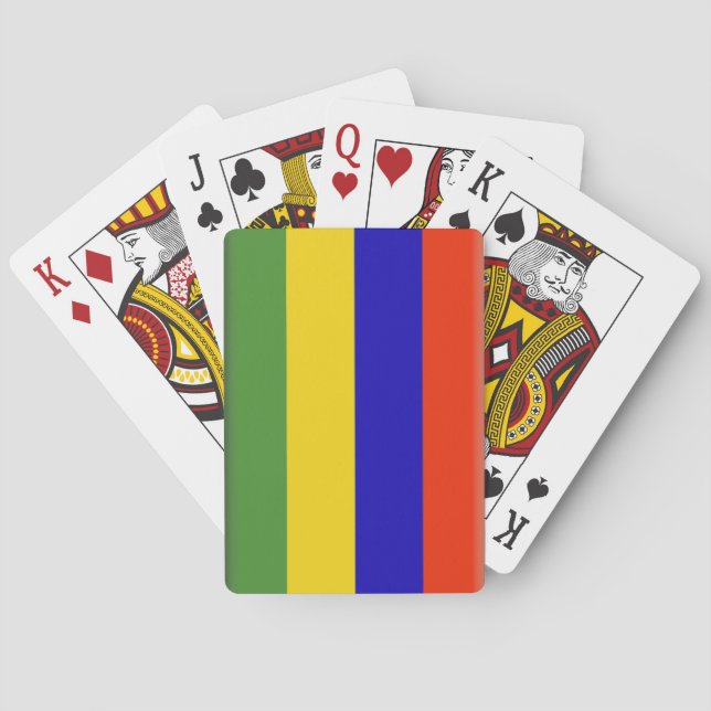Mauritius Flag Playing Cards (Back)