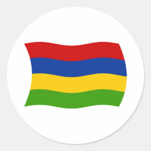 Mauritius Flag Sticker