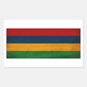 Mauritius Flag Sticker