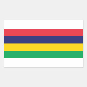 Mauritius Flag Sticker