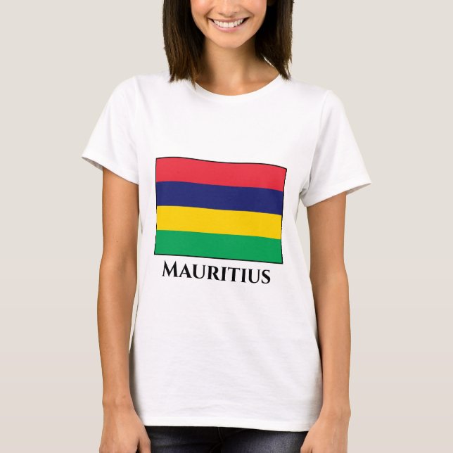 Mauritius Flag T-Shirt (Front)