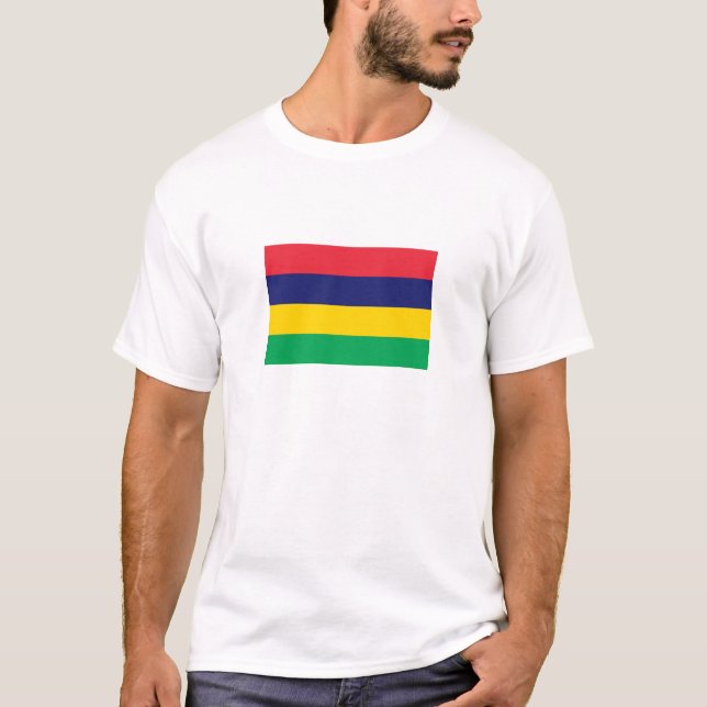 Mauritius Flag T-Shirt (Front)