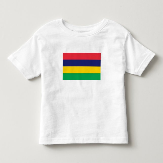 Mauritius Flag Toddler T-shirt (Front)