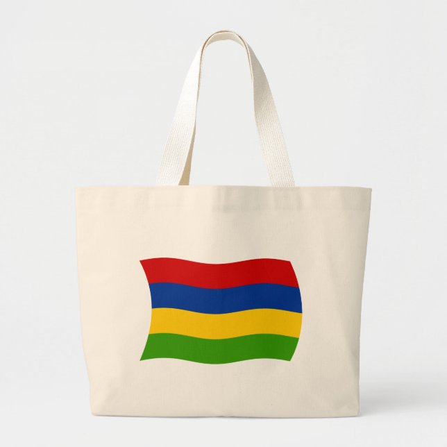 Mauritius Flag Tote Bag (Front)