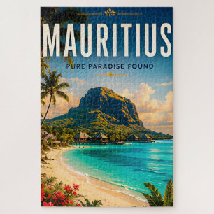🌴 Mauritius Island Paradise Coastal 🌊 Jigsaw Puzzle