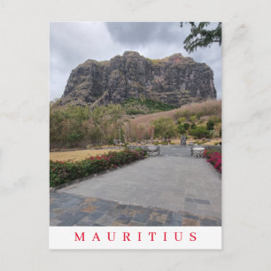 Mauritius Le Morne Brabant view postcard