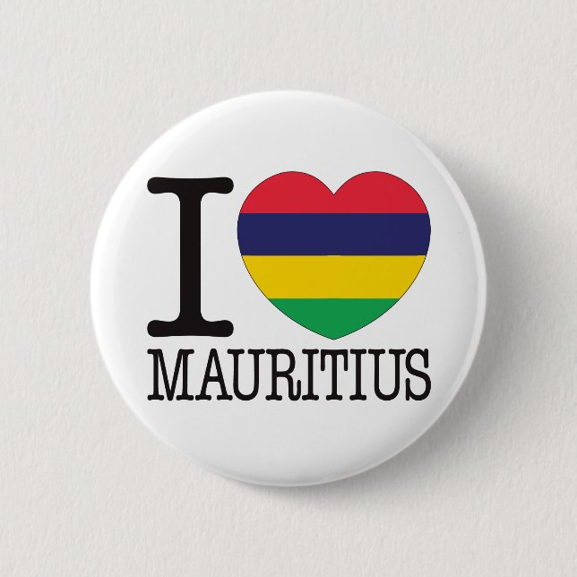 Mauritius Love v2 2 Inch Round Button (Front)