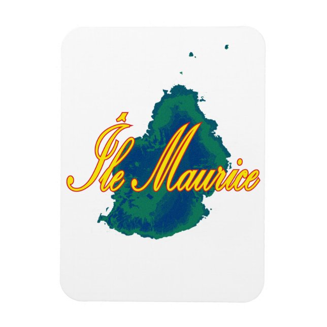 Mauritius Magnet (Vertical)