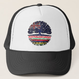 Mauritius Mauritian Australian Australia Tree Flag Trucker Hat