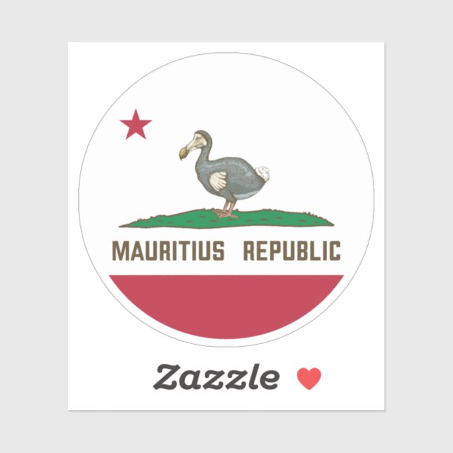 Mauritius Republic California Flag Dodo (Sheet)