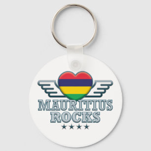 Mauritius Rocks v2 Keychain