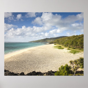 Mauritius, Rodrigues Island, St. Francois, St. Poster