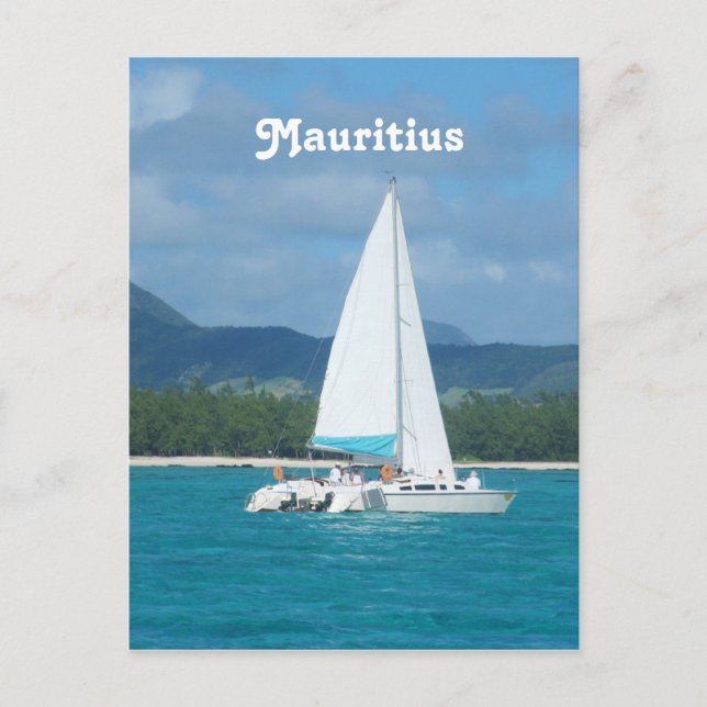 Mauritius Sailing Postcard (Front)