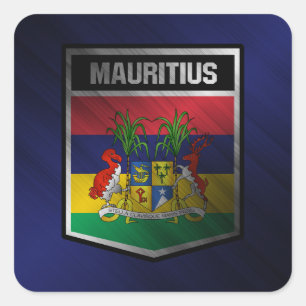 Mauritius Square Sticker