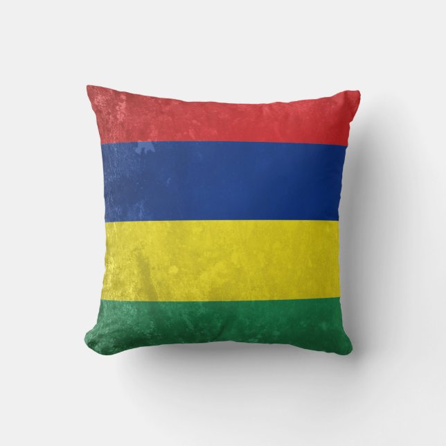 Mauritius Throw Pillow (Front)