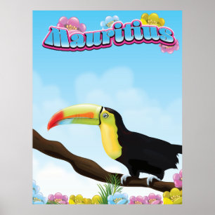 Mauritius travel poster