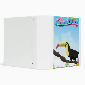 Mauritius travel poster binder
