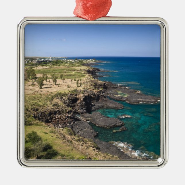 Mauritius, Western Mauritius, Belle Vue, Ocean Metal Ornament (Front)