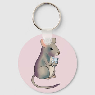Maus mit Maus Keychain