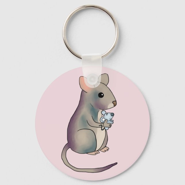 Maus mit Maus Keychain (Front)