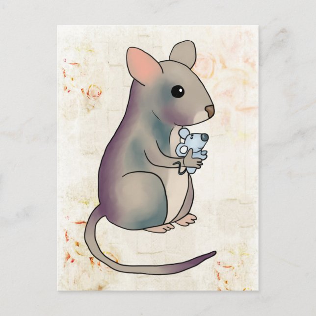 Maus mit Maus Postcard (Front)