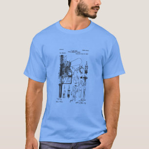 Mauser C96 Broomhandle Patent Blueprints Schematic T-Shirt