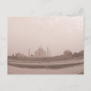 'Mausoleum at the riverside, Taj Mahal, Agra, Postcard