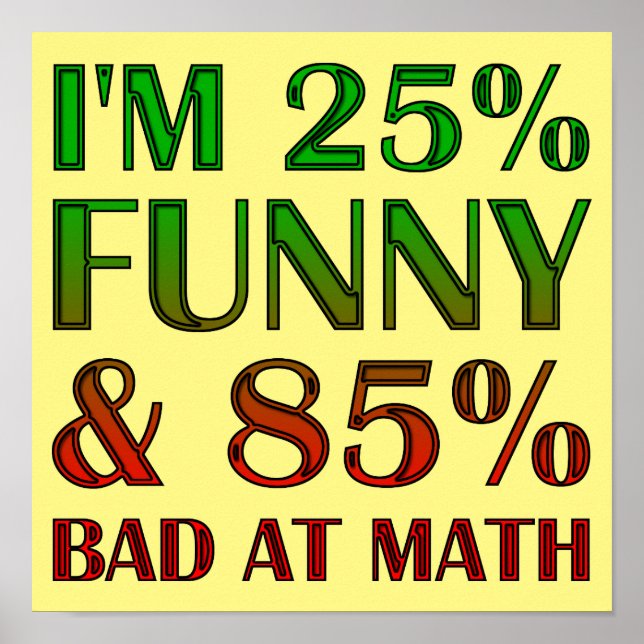 Mauvais Au Mois Drôle Poster Signe (Devant)