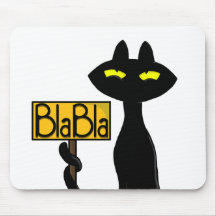 Mauvais Boogie -Le Chat- "BlaBla" Tapis de Souris