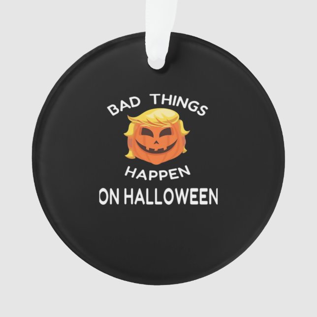 Mauvais Halloween Drôle Trumpkin Pour Votre Frien (devant)